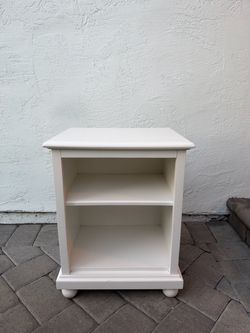 White Pottery Barn nightstand