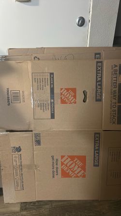 XL Home Depot Moving 10 Boxes