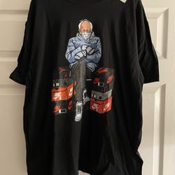 New Black Custom Nike Bernie T-Shirt 