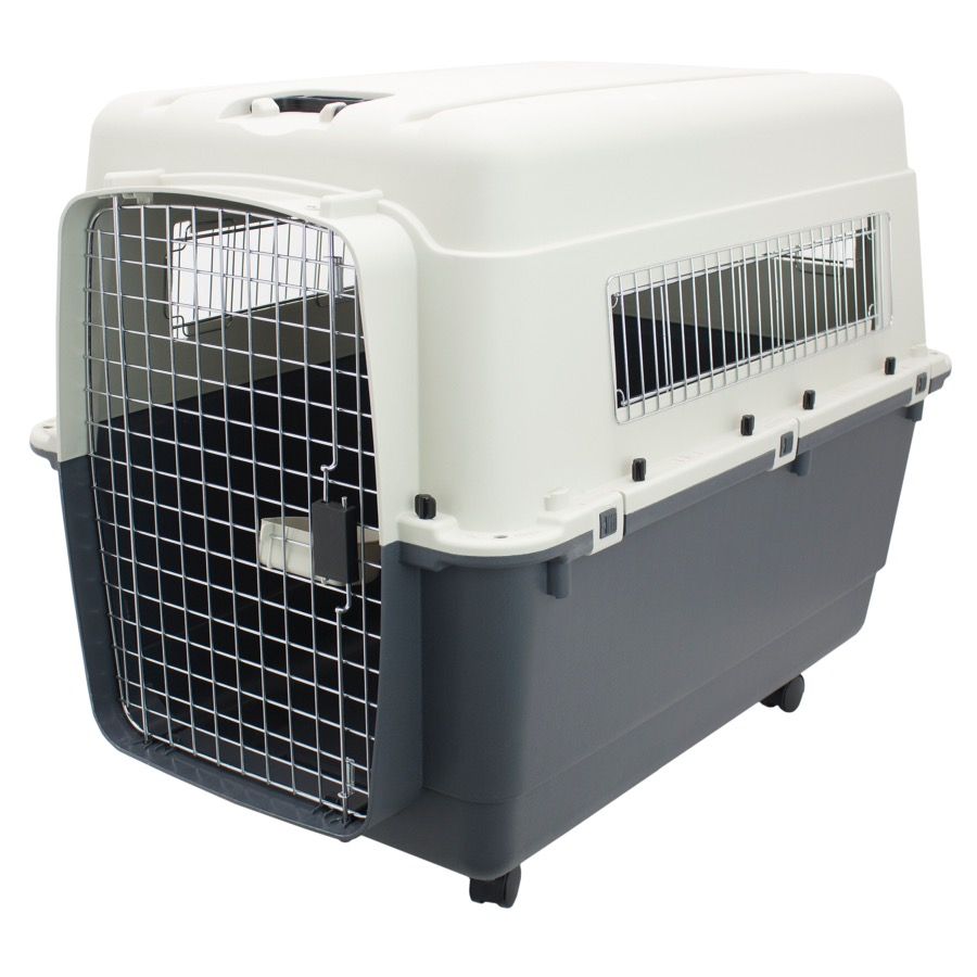 Kennels Direct Premium Plastic Dog Kennel and Travel Crate, XXL