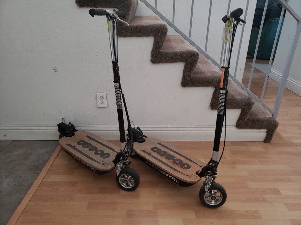 2 very rare goped electric hoover board scooters