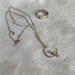 Sterling Silver Ring, Necklace 