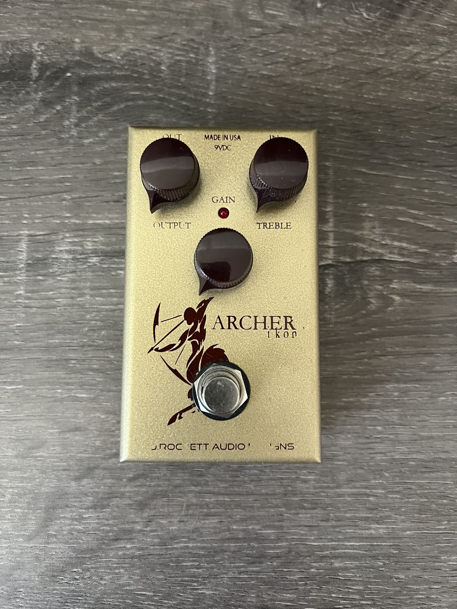 J. Rockett Archer IKON - Gold - Guitar Pedal