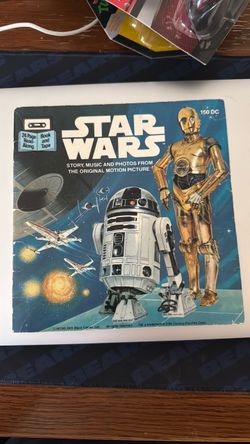 1979 Star Wars: Read Along Story Book Vintage missing tape