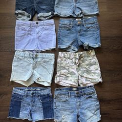 Girls Shorts, 6Y  $25 for all 8