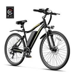 Heybike Electric Bike for Adults, 1200W Peak Brushless Motor, up to 50Miles, 28mph Max Speed Electric Mountain Bike, 480WH Removable Battery Ebike, 27