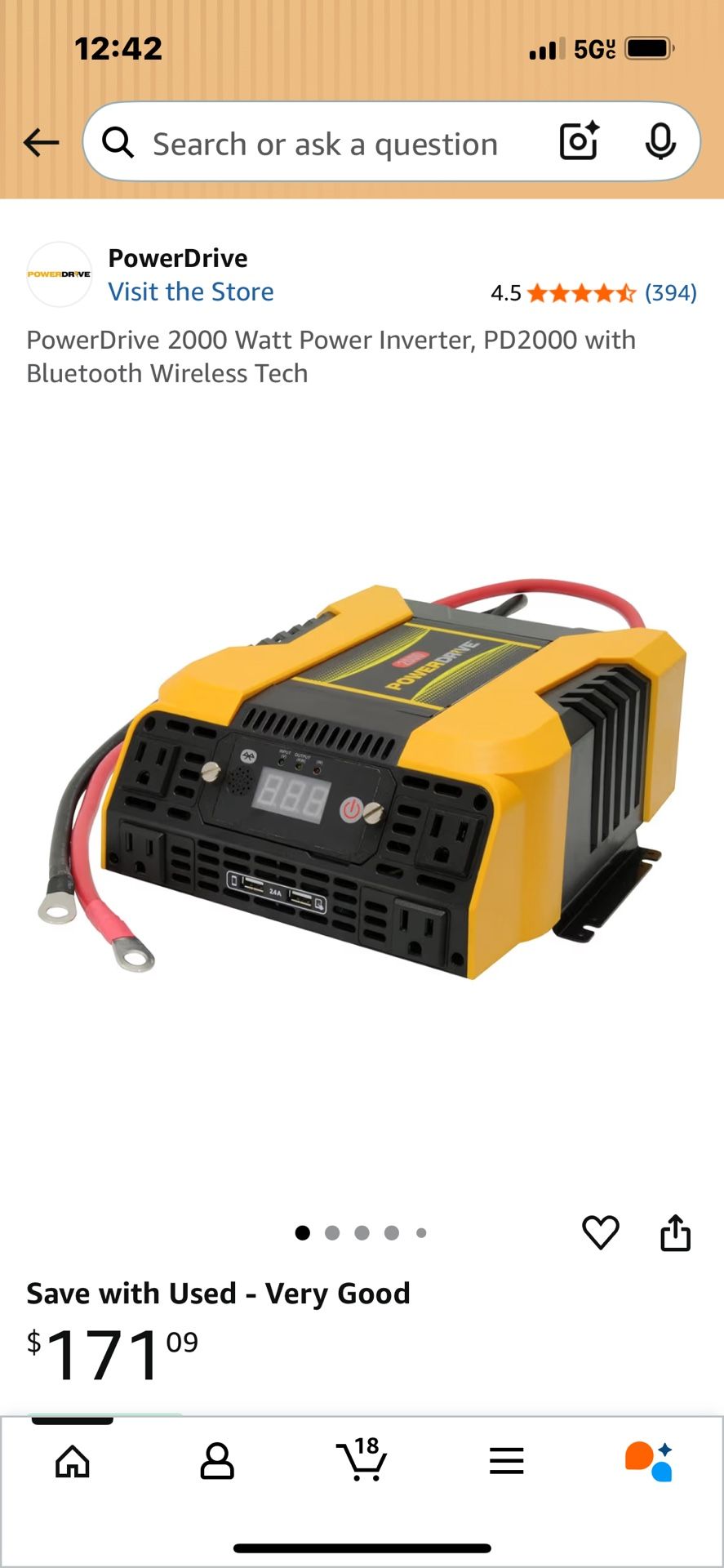 Power Drive 2000 Watt Power Inverter