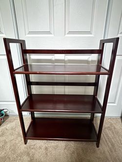 Folding bookshelf