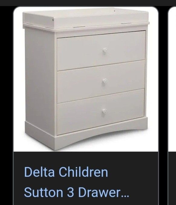 New 3 Drawer Baby Changing Table/Dresser