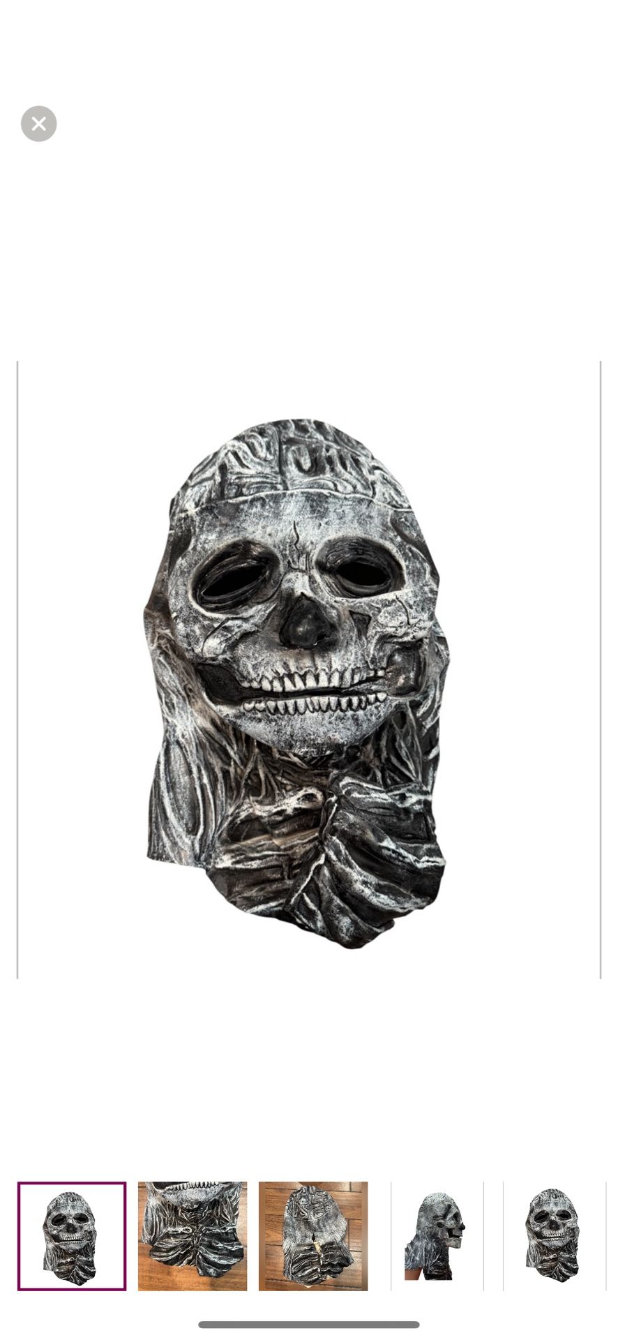 Halloween Latex Skull Mask Jack Horror Brain Adult size full head and neck