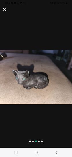 Black Cat Figurine 