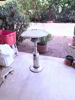 Outside table top heaters