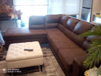 Leather type couch
