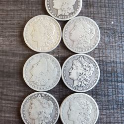 Lot Of Morgan Silver Dollars