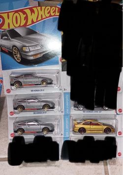 Hot Wheels Honda CRX’s, Honda Civic SI ($5 each)