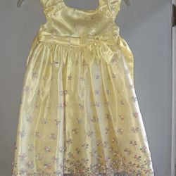 GIRLS YELLOW DRESS