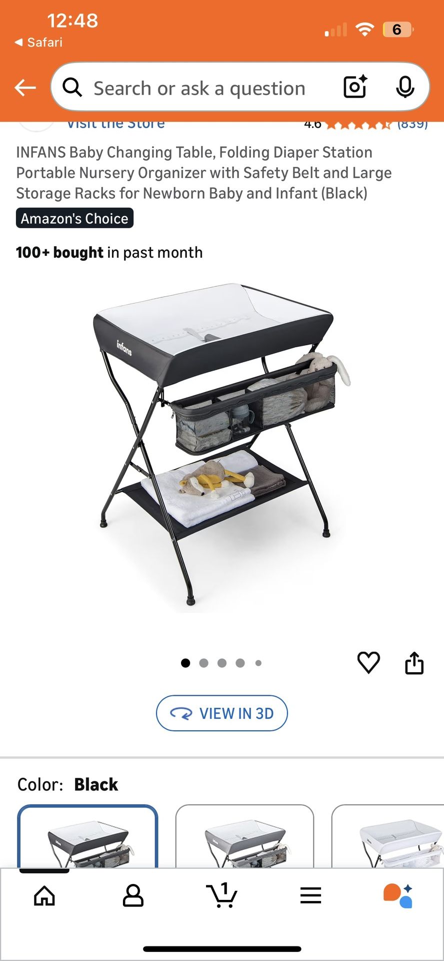 Baby Changing Table / Bassinet