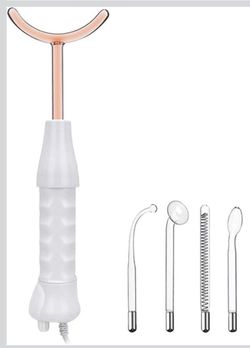 Hi Frequency Facial Care Tool Skin Tonning Device with 7 Electrode Tubes 2 Colors Options Elitzia ETSC640N (Orange) 