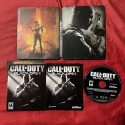 Call of Duty Black Ops II PS3 Game with Steelbook