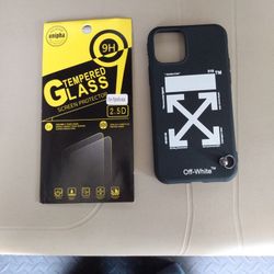 IPhone 11 Pro "Off-White" Phone Case And Screen Protector
