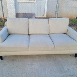 Modern Light Gray Sofa Excellent Condition