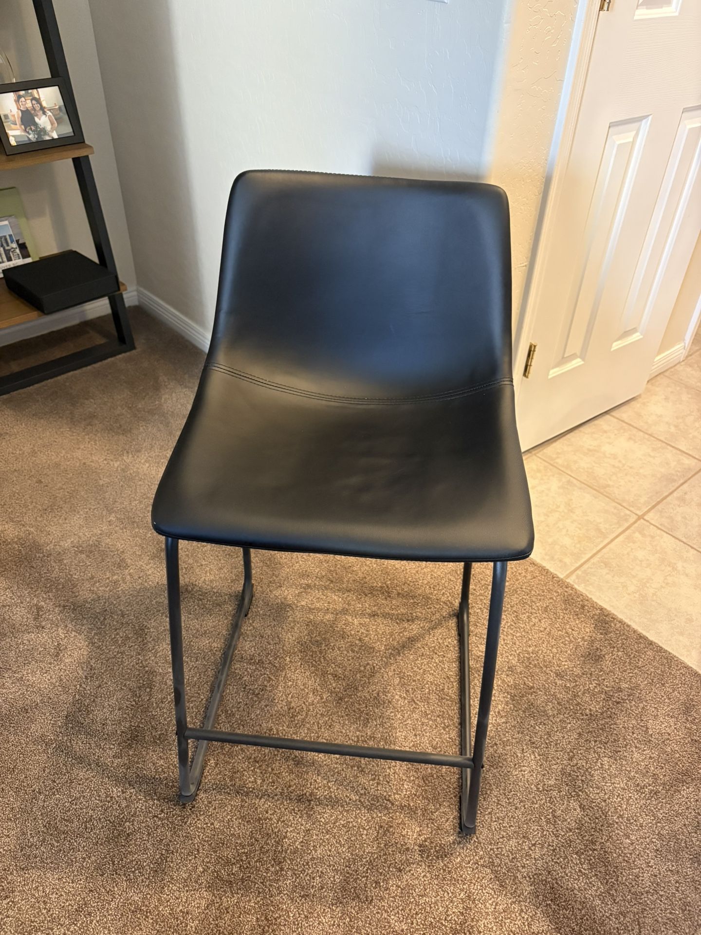 2 Black Barstools