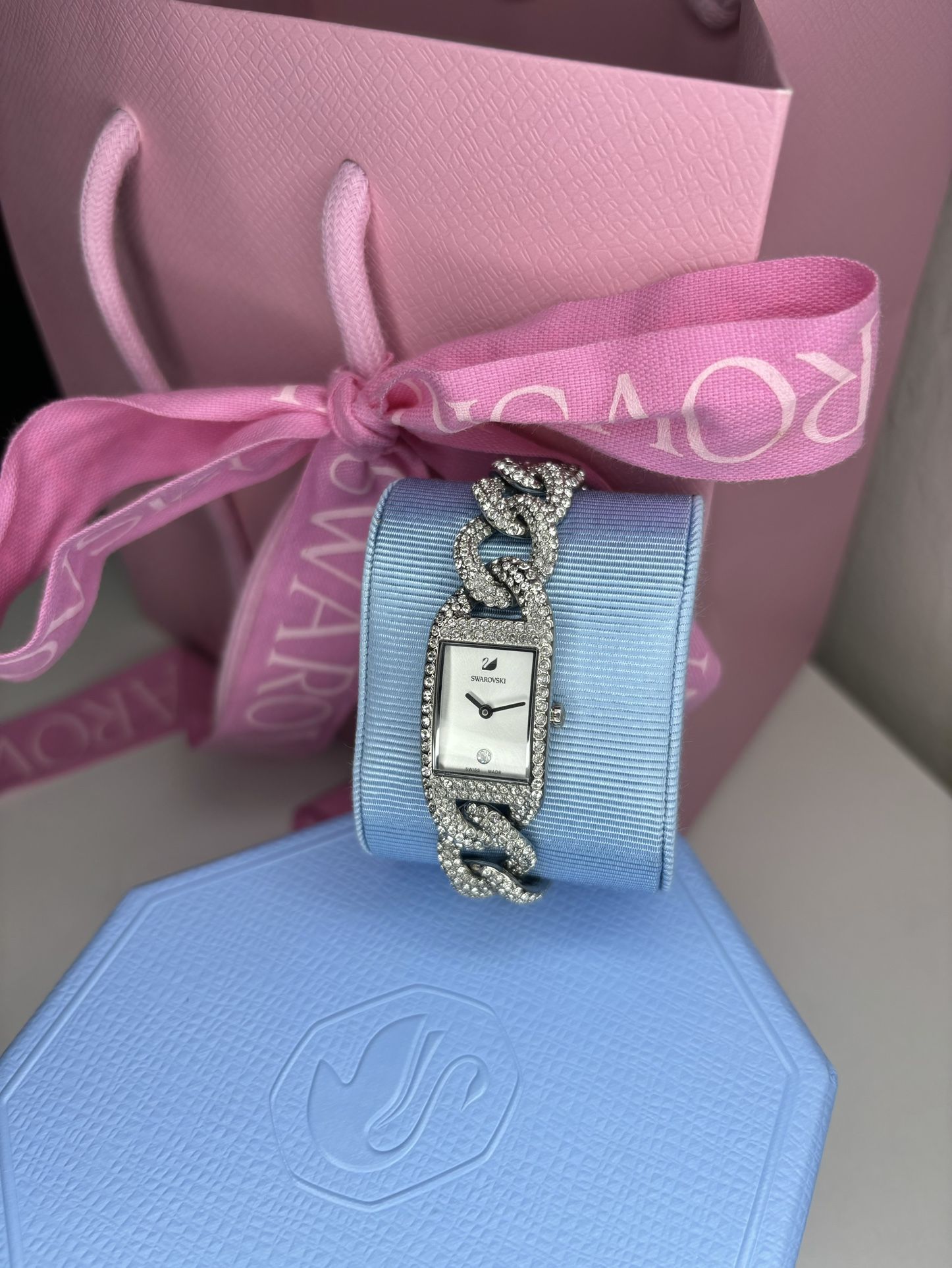 Swarovski Crystal Diamond Watch Bracelet