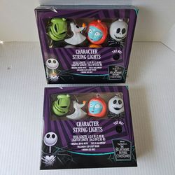 Disney The Nightmare Before Christmas Character String Lights NEW