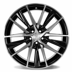 🔥 17X8.0 EXTREME OE 5x114 CB MACHINE FACE / GLOSS BLACK WHEELS 🔥