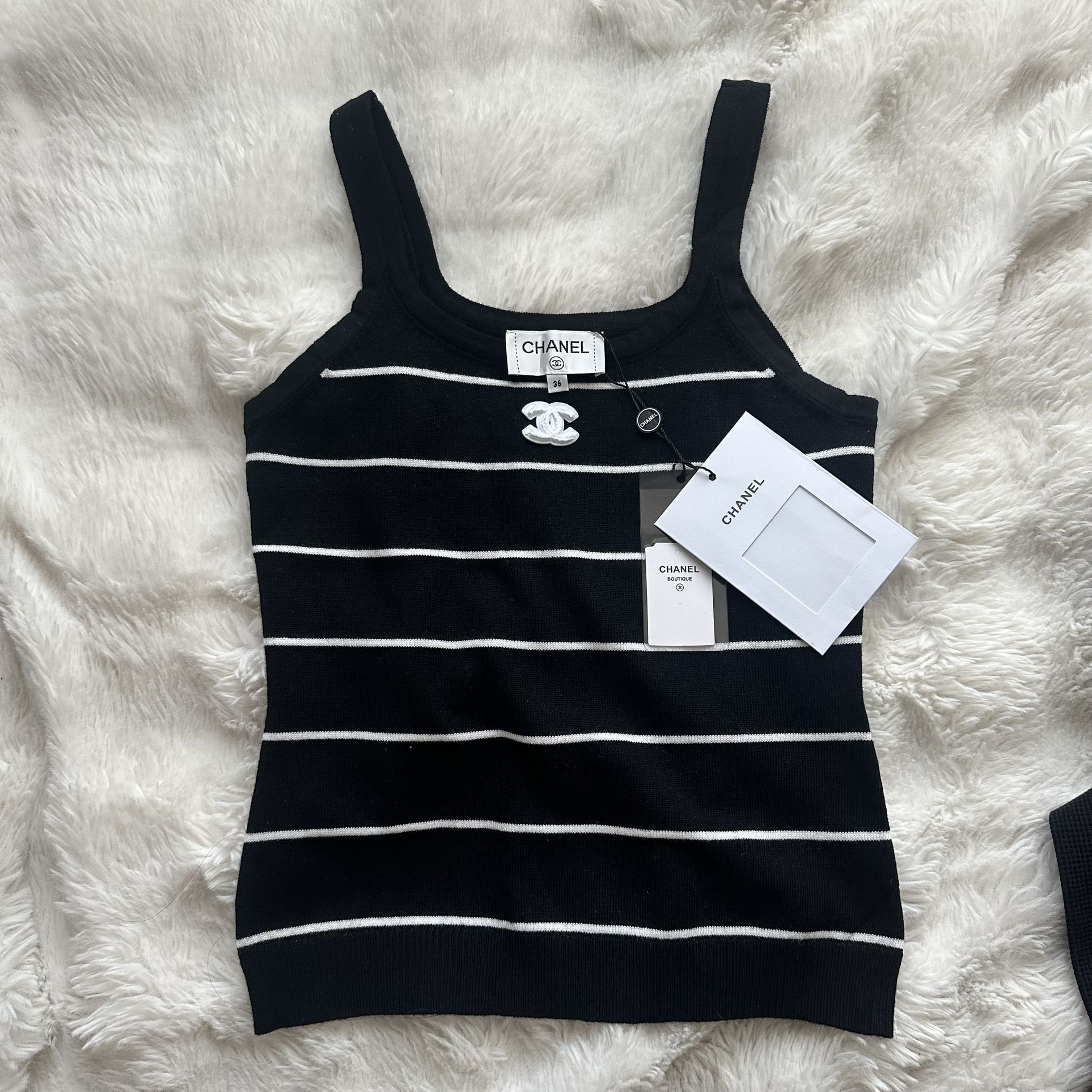 NWT striped CC Tank Top