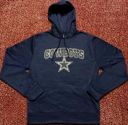 DALLAS COWBOYS Navy Blue "Tillar Poly Hoody" Pullover (M, L, XL, 2XL,3XL)