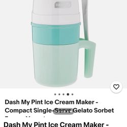 Dash My Pint Ice Cream Maker - Compact Single-Serve Gelato Sorbet Frozen Yogurt