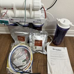 LiquaGen Dual-Membrane RODI System – High Flow – Separate DI Canister + Extras