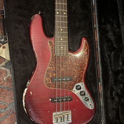Fender Custom Shop 64 Relic Jazz Bass Candy Apple Red