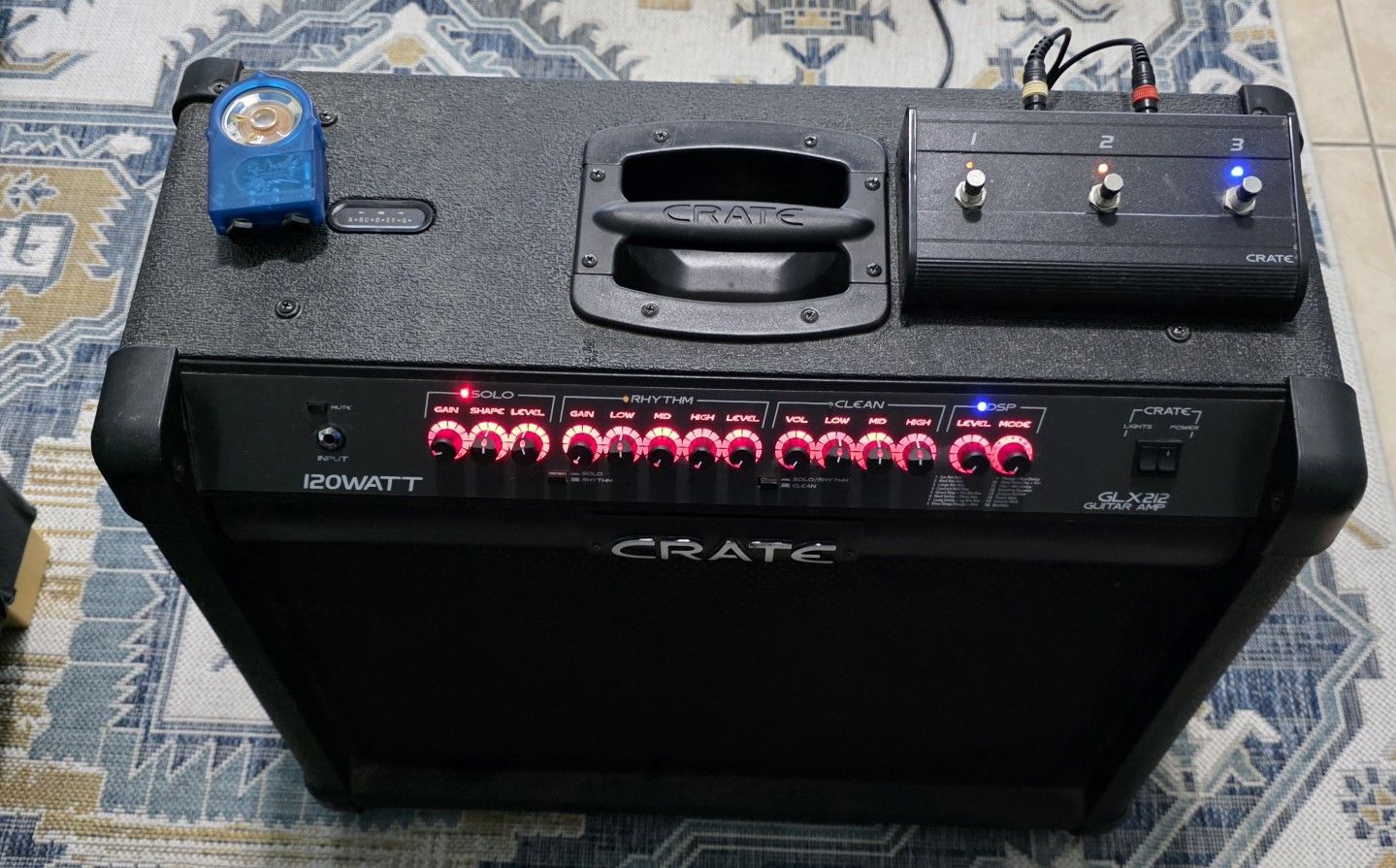 Crate AMP 120 Watt w/ What You See On Top Too