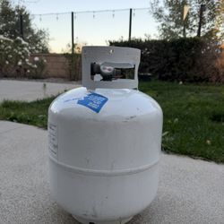 Full Propane Tank With Gauge