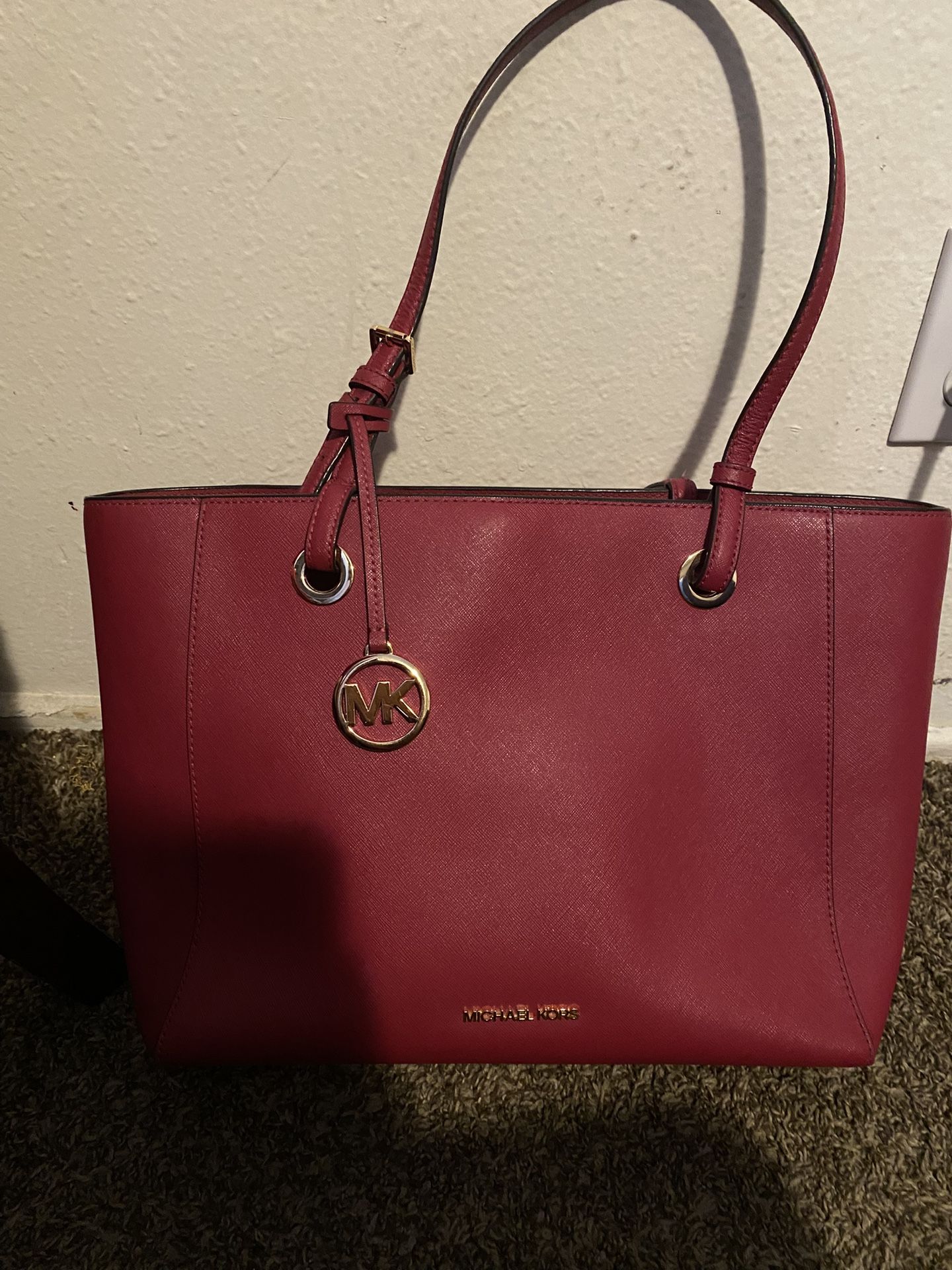 Large dark Red Michael Kors Purse