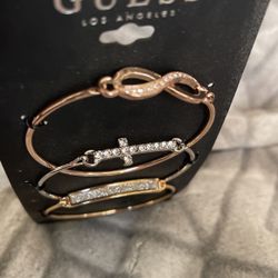 Guess Bangles Set Of 3