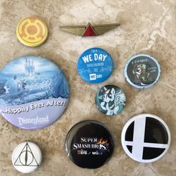 Assorted Buttons Pins 