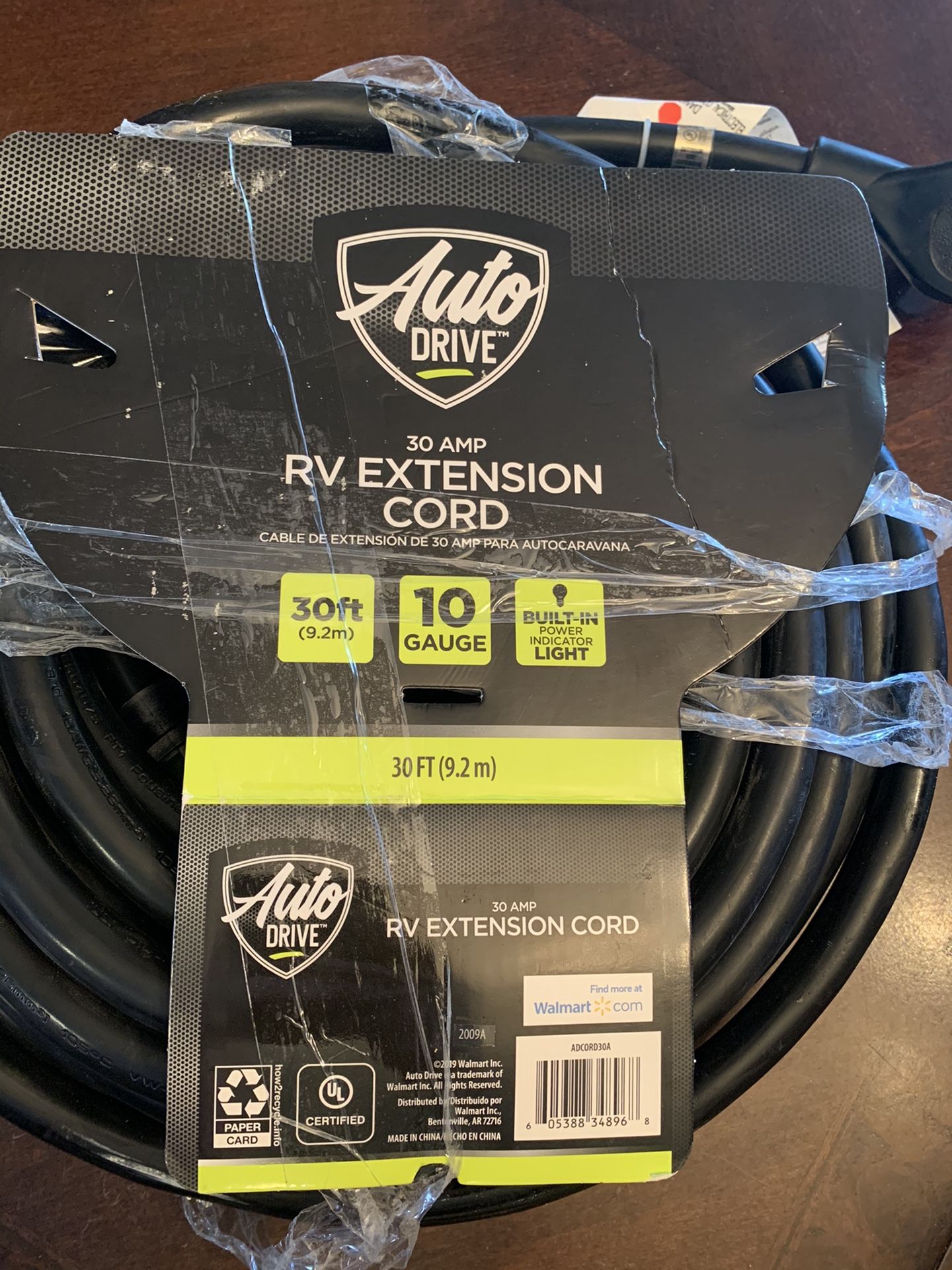 RV extension cord