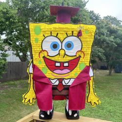Sponge Bob Graduation Piñata 