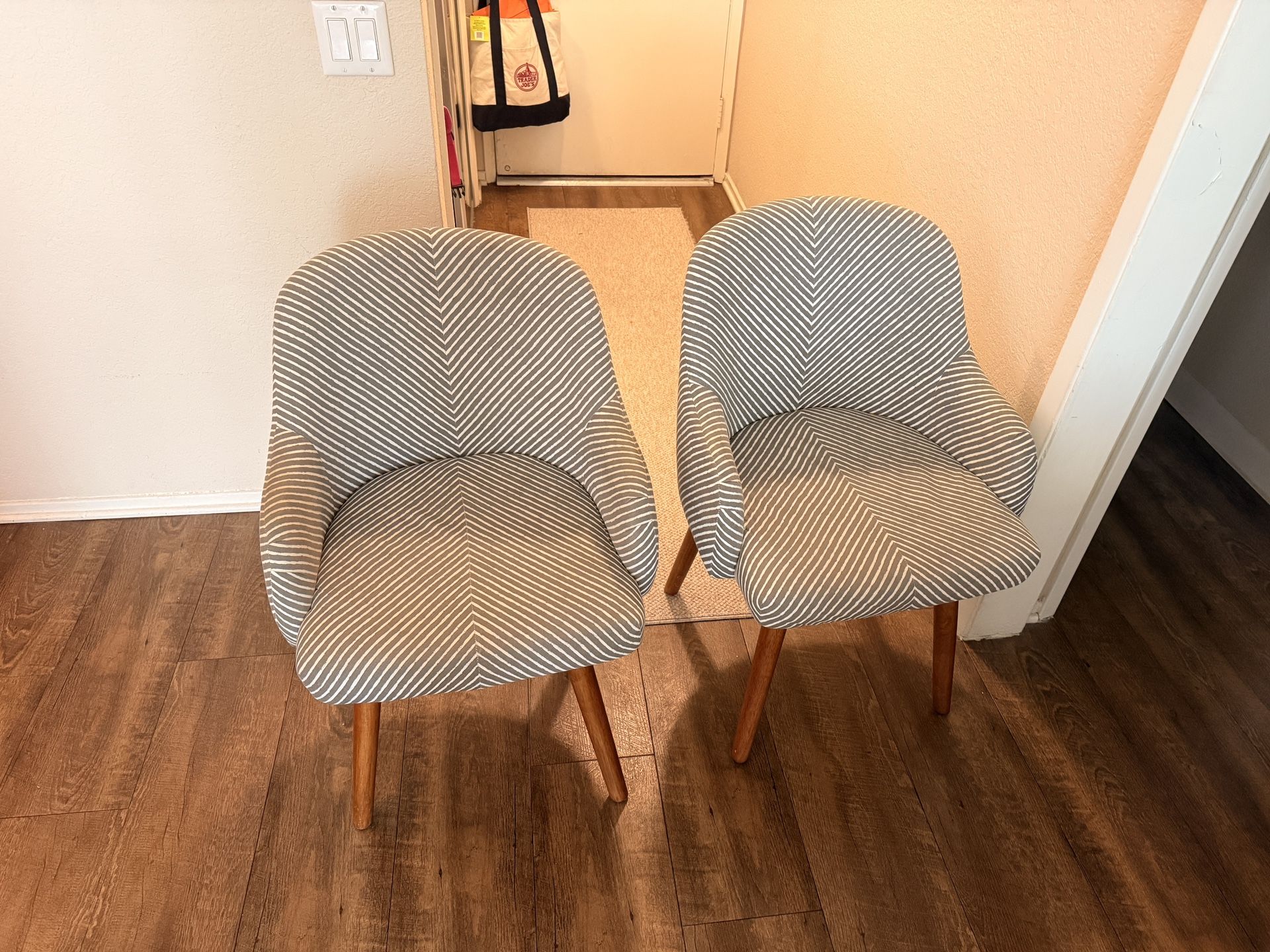 West Elm Swivel Chairs