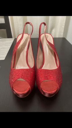 Ruby Red Rhinestone SLINGBACKS 