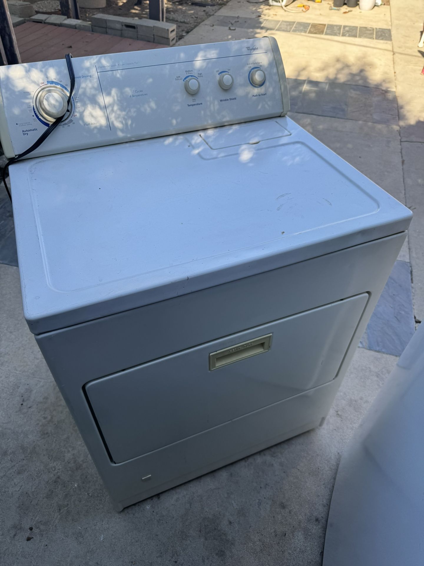 Washer and dryer