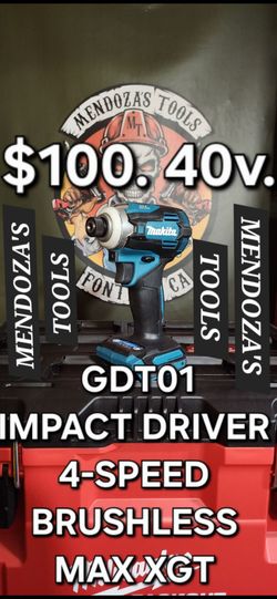 Makita Impact Driver 4-Speed Brushless 40v MAX XGT