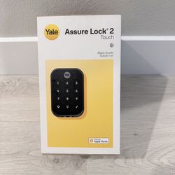 Yale Assure Lock 2 Black Suede Smart Bluetooth Keypad Electronic Deadbolt Lock