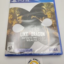 Like A Dragon: Infinite Wealth Sony PlayStation 4 PS4 Brand New 