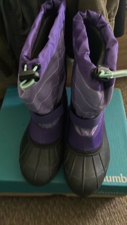 Columbia Kids Snow Boots Purple