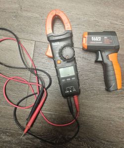 Digital Clamp Meter, & Thermometer