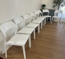 Like New Farrah Outdoor Stacking Dining Side Chairs By AllModern